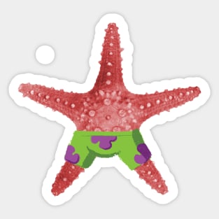 The real starfish Sticker